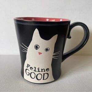 Spectrum Designz A Cute “Feline Good Cat” Ceramic Coffee/Tea Mug 21 OZ
